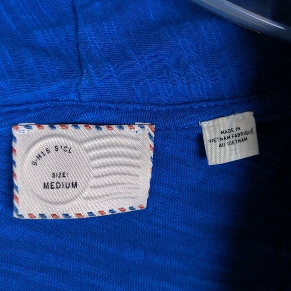 Anthropologie | Blue Belted Blouse - H11 - Picture 4 of 5